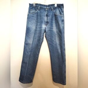 Wrangler Blue Relaxed Jeans Classic Denim